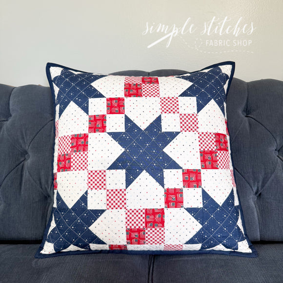 Five Star Pillow Kit - Red Backing