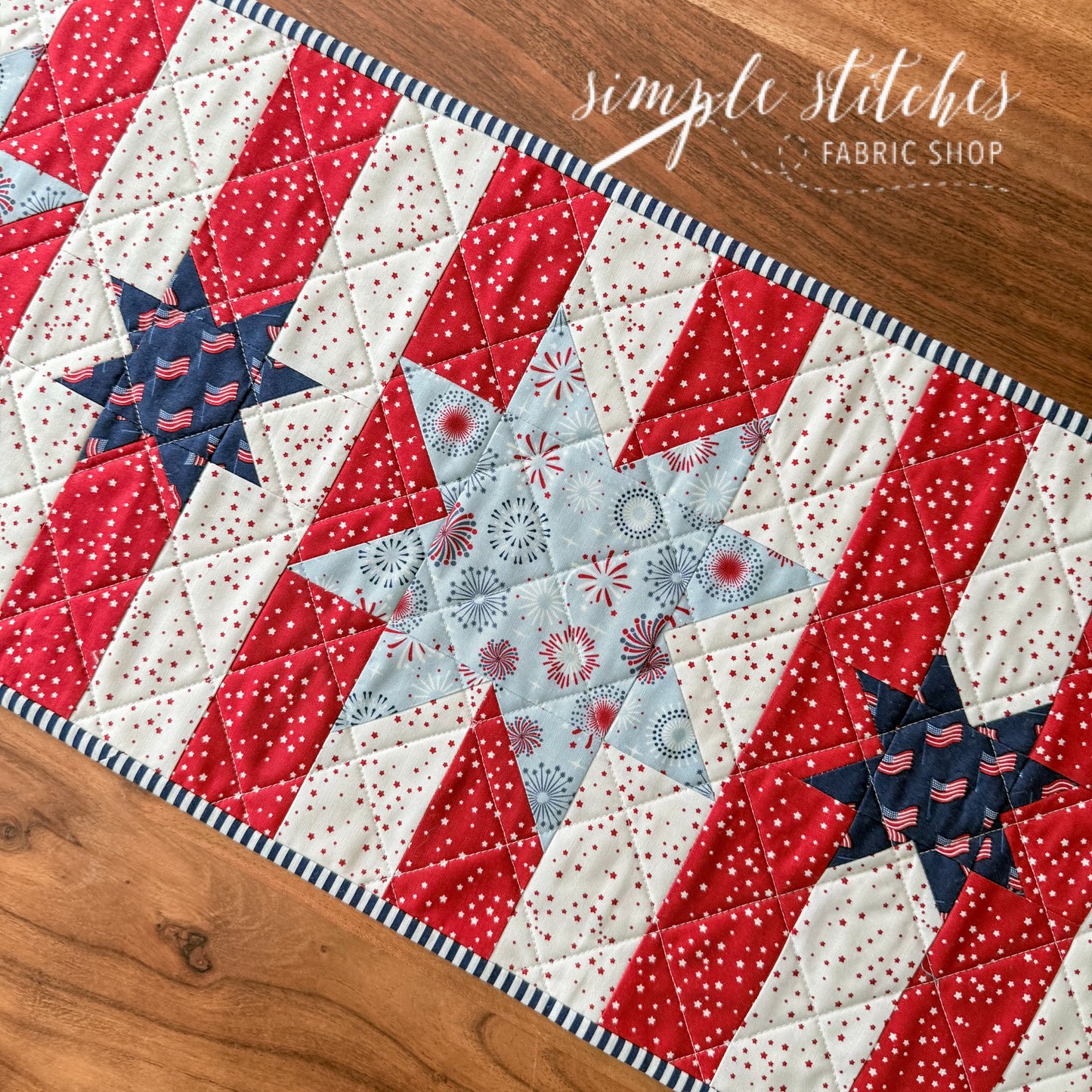 Starstruck Stripes Table Runner Kit