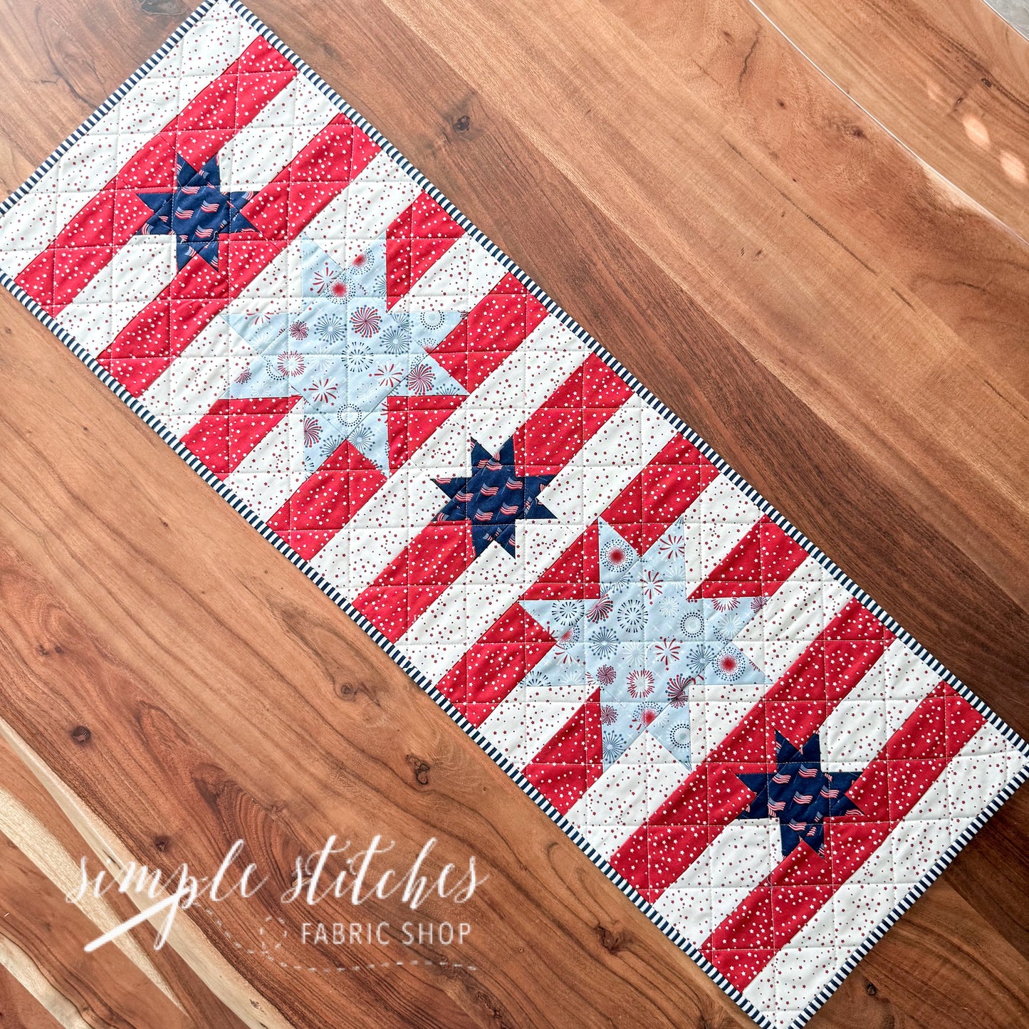 Starstruck Stripes Table Runner Kit
