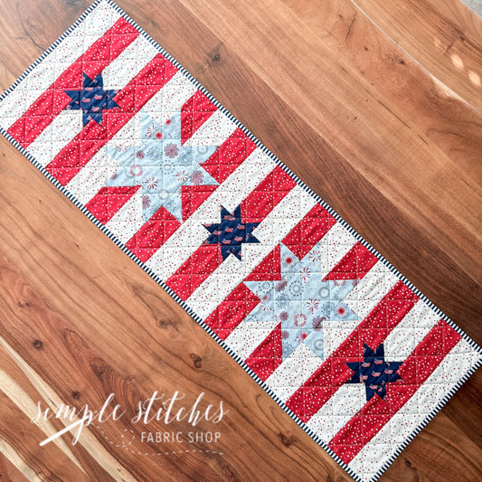 Starstruck Stripes Table Runner Kit
