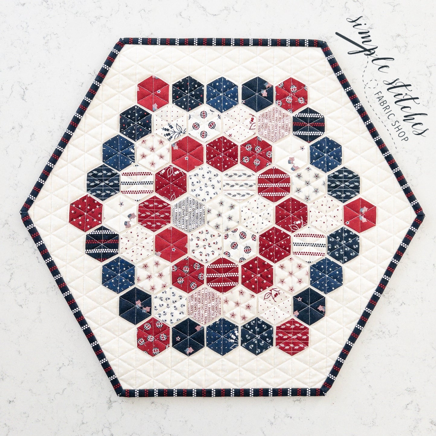 Hexie Topper Pattern