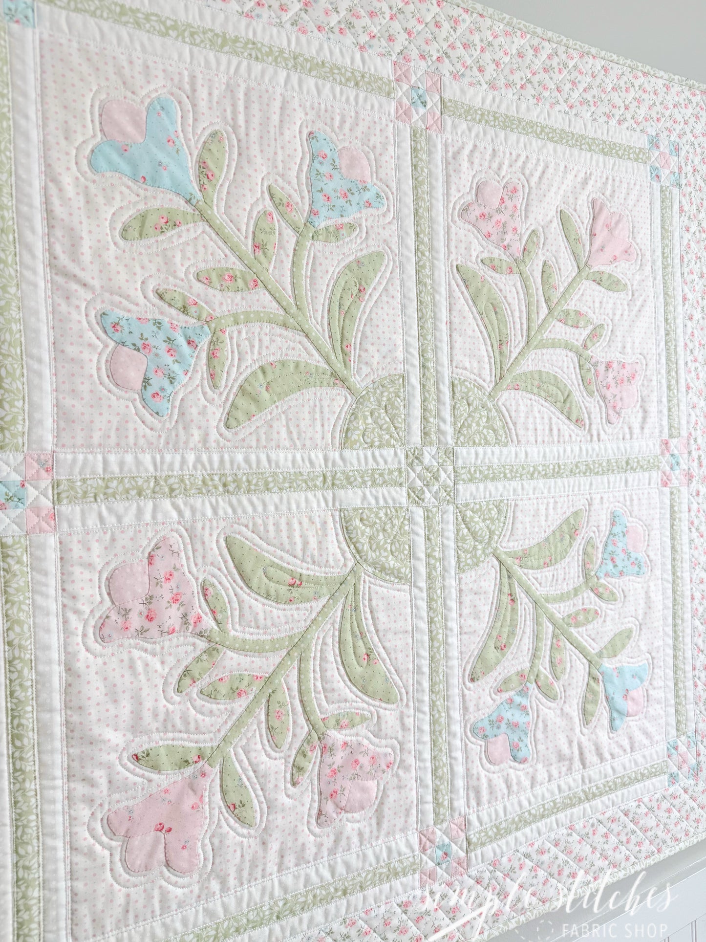 Parterre Garden Quilt/ Topper - made by Myra