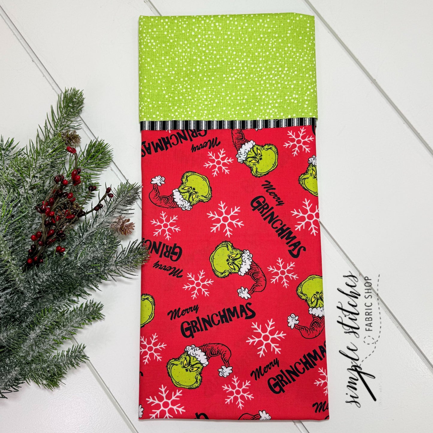 Merry Grinchmas Pillowcase Kit with Free Pattern
