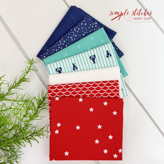 4th of July on the Cape Simple Bundle (8) Fat Quarter Bundle