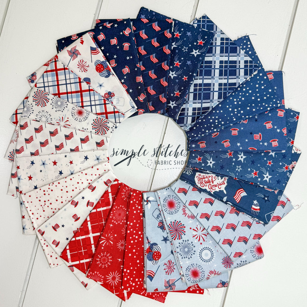 Stars and Stripes Forever Fat Quarter Bundle for RBD - FQ-15710-21