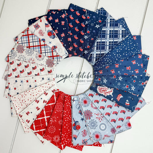 Stars and Stripes Forever Fat Quarter Bundle for RBD - FQ-15710-21