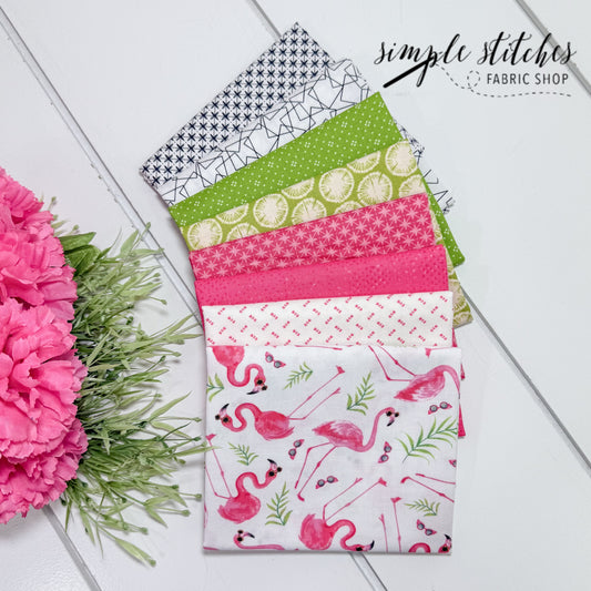 Flamingo Simple Bundle (8) Fat Quarter Bundle