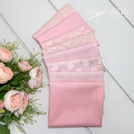 Pink Simple Bundle (8) Fat Quarter Bundle