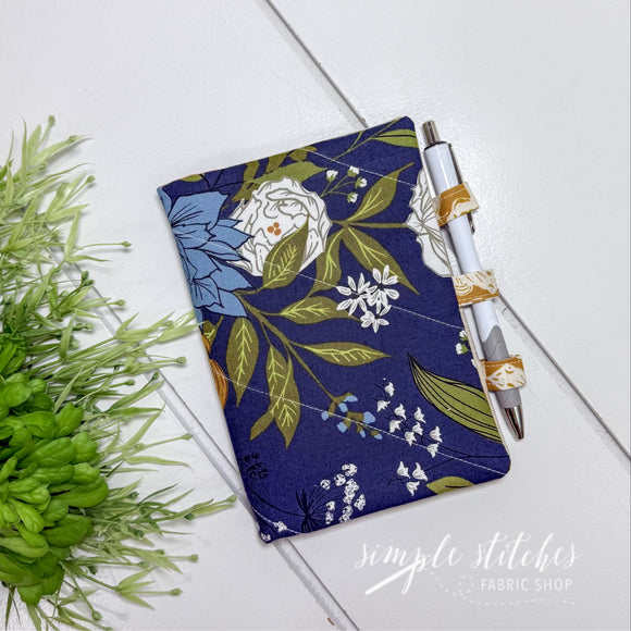 Midnight Blooms Make Note Notebook - made by Sienna