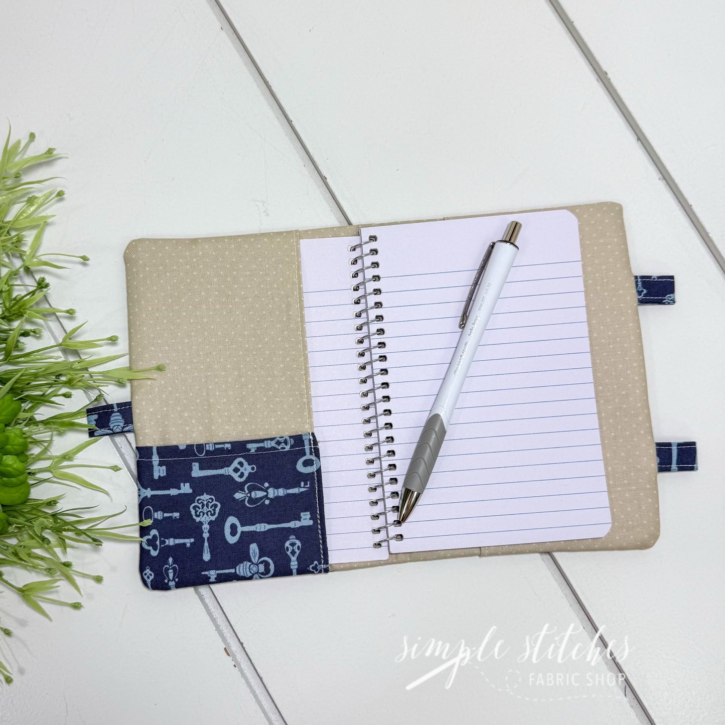 Vintage Key Make Note Notebook - made by Sienna