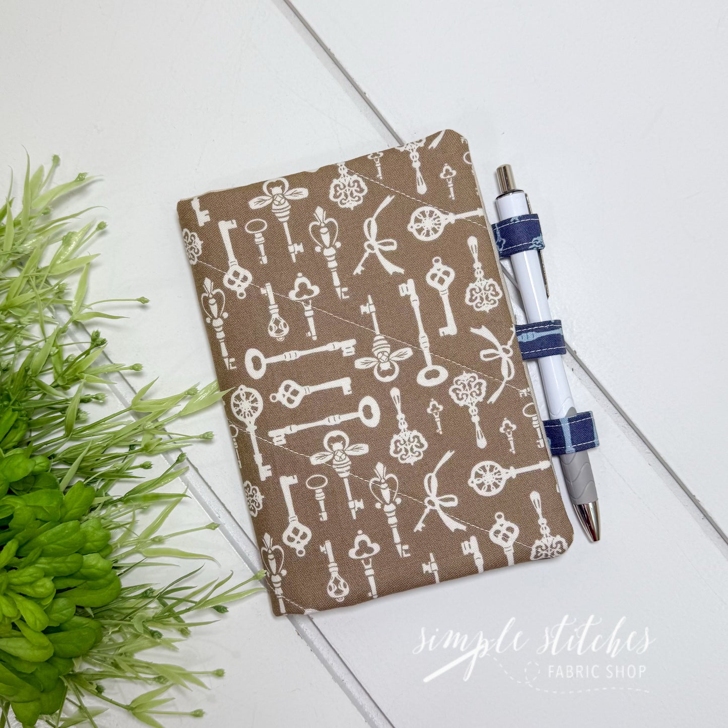 Vintage Key Make Note Notebook - made by Sienna