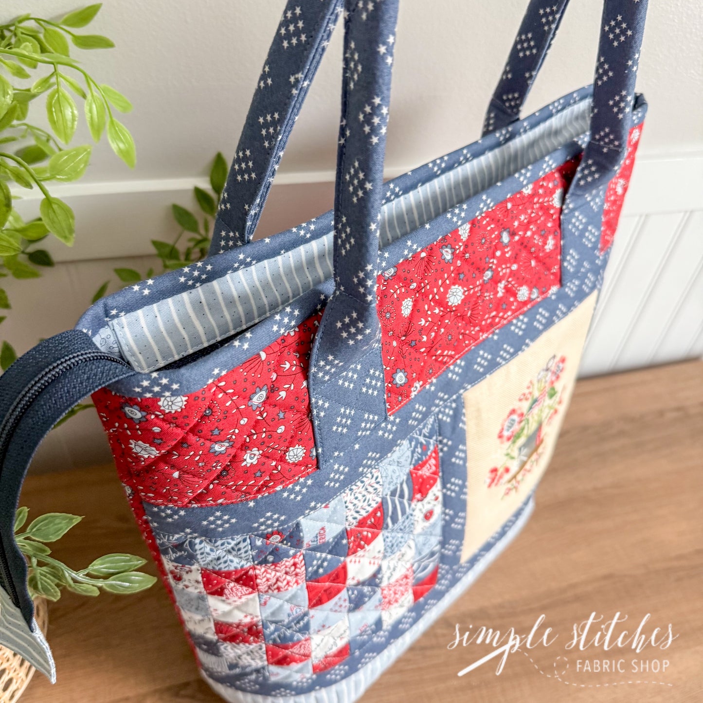 Liberty Pennies Stitch & Stow Bag - made by Myra