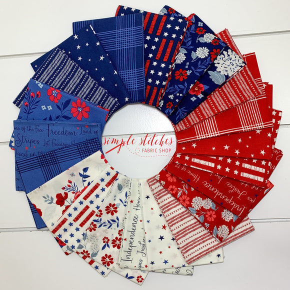 Land of the Brave Bundle (21) Fat Quarters for RBD