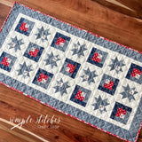 Starry Way Runner - Floral Backing