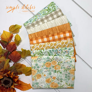 Harvest Wishes - Floral Simple Bundle (8) Fat Quarters