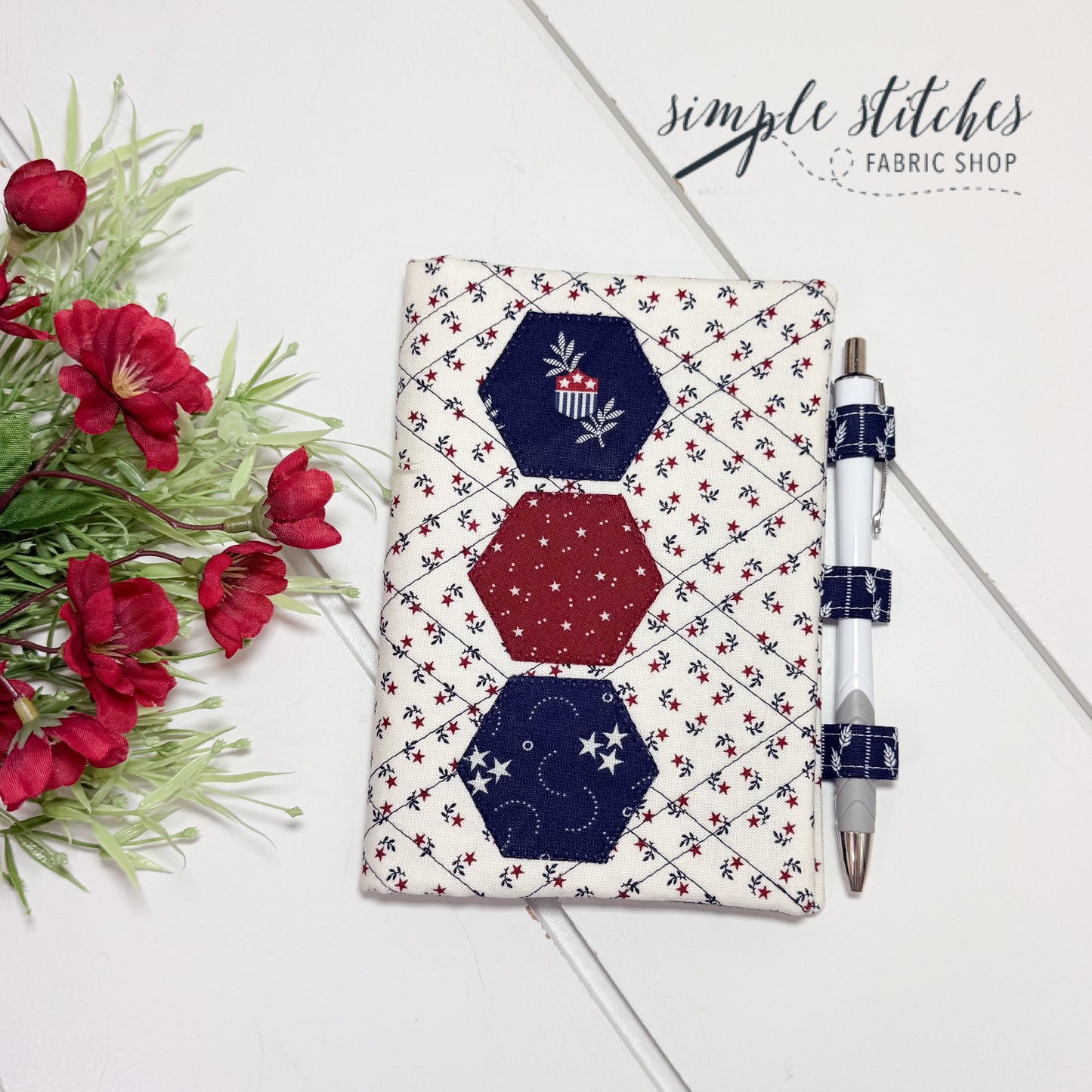 American Gatherings III Make Note Notebook - made by Janette