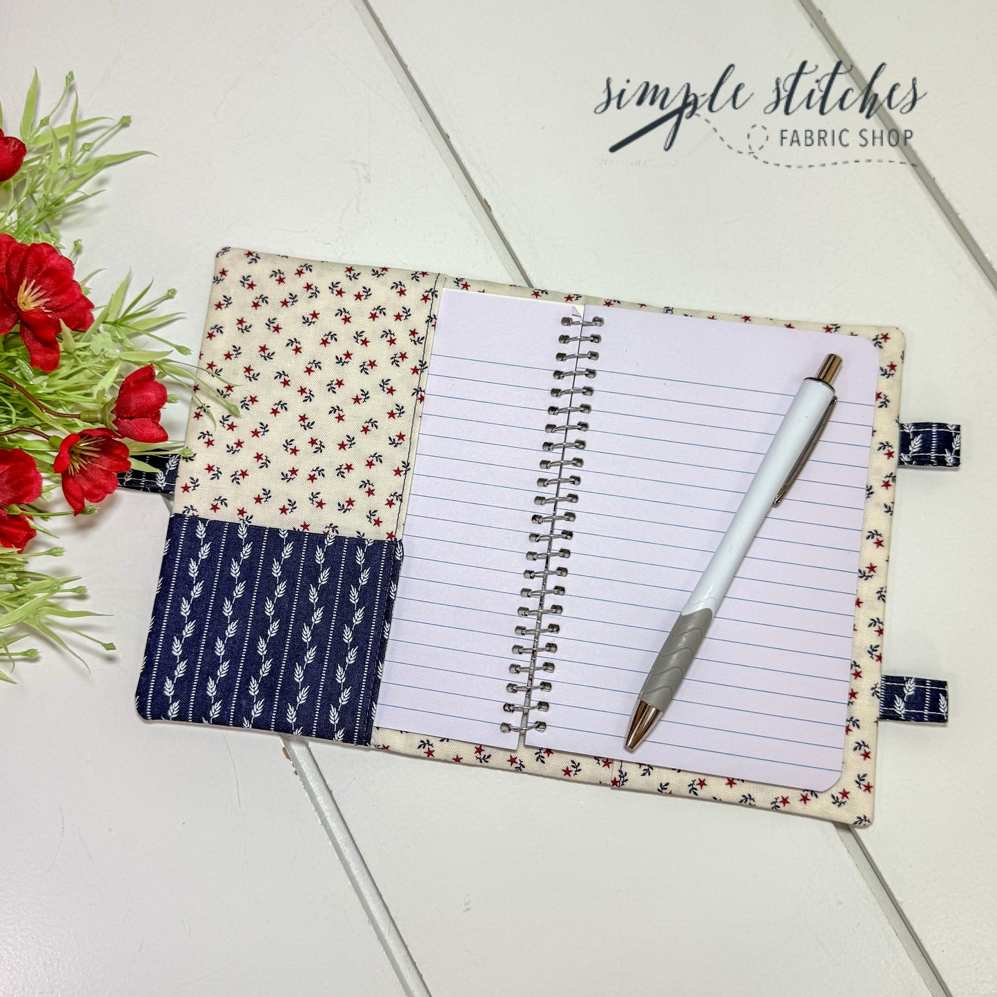 American Gatherings III Make Note Notebook - made by Janette