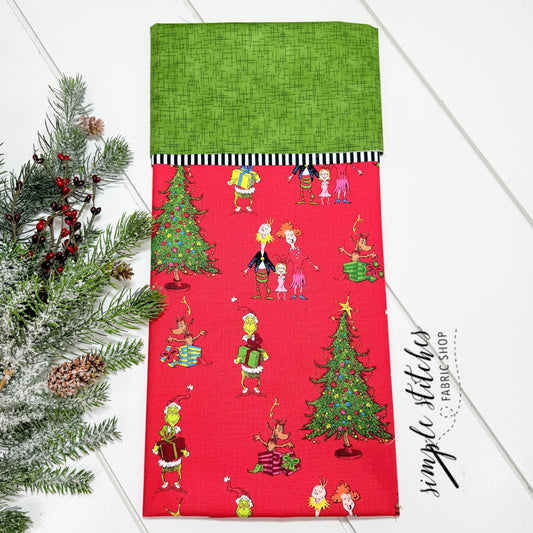 Grinch’s Christmas Pillowcase Kit with Free Pattern