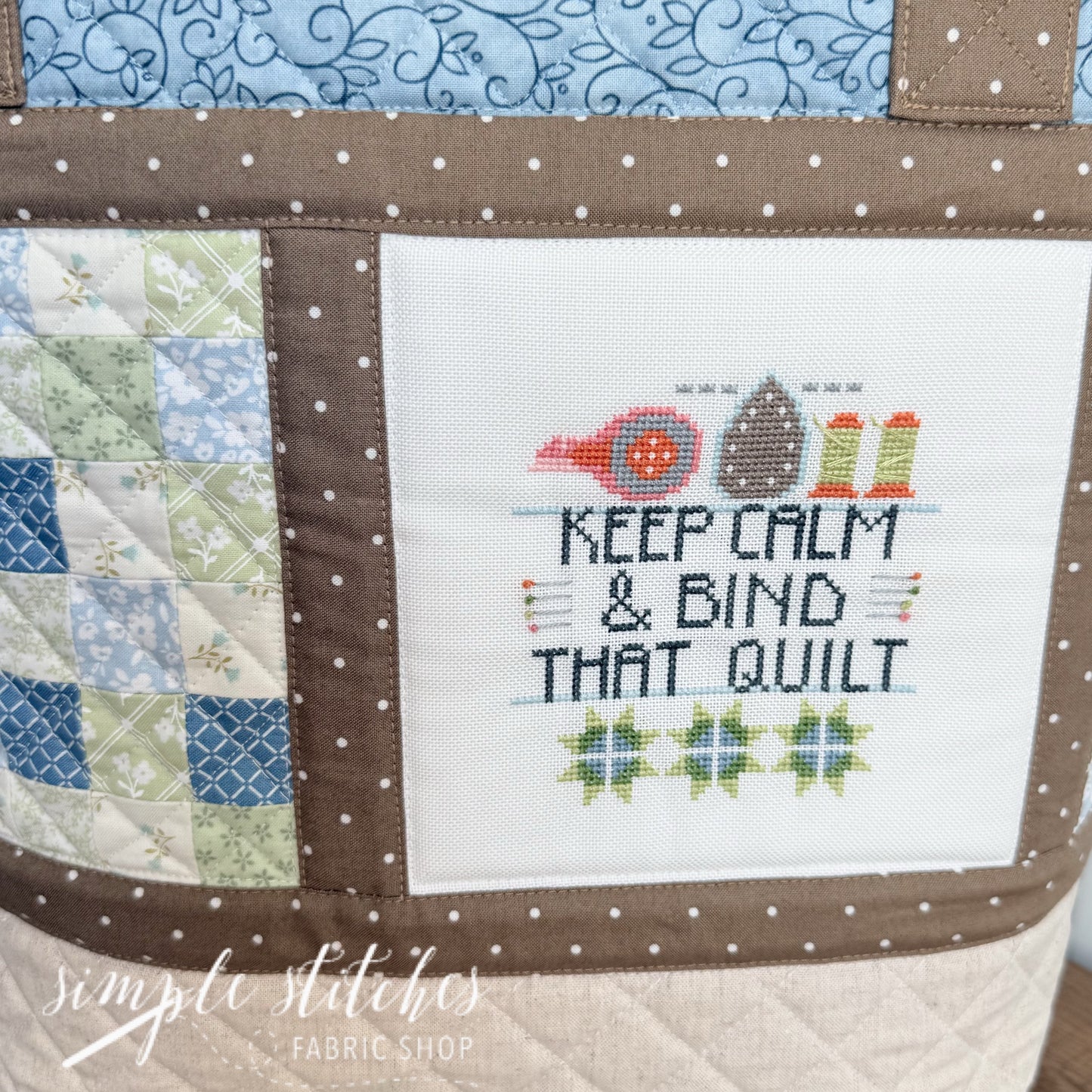 Let's Talk Quilting Stitch & Stow Bag - made by Myra