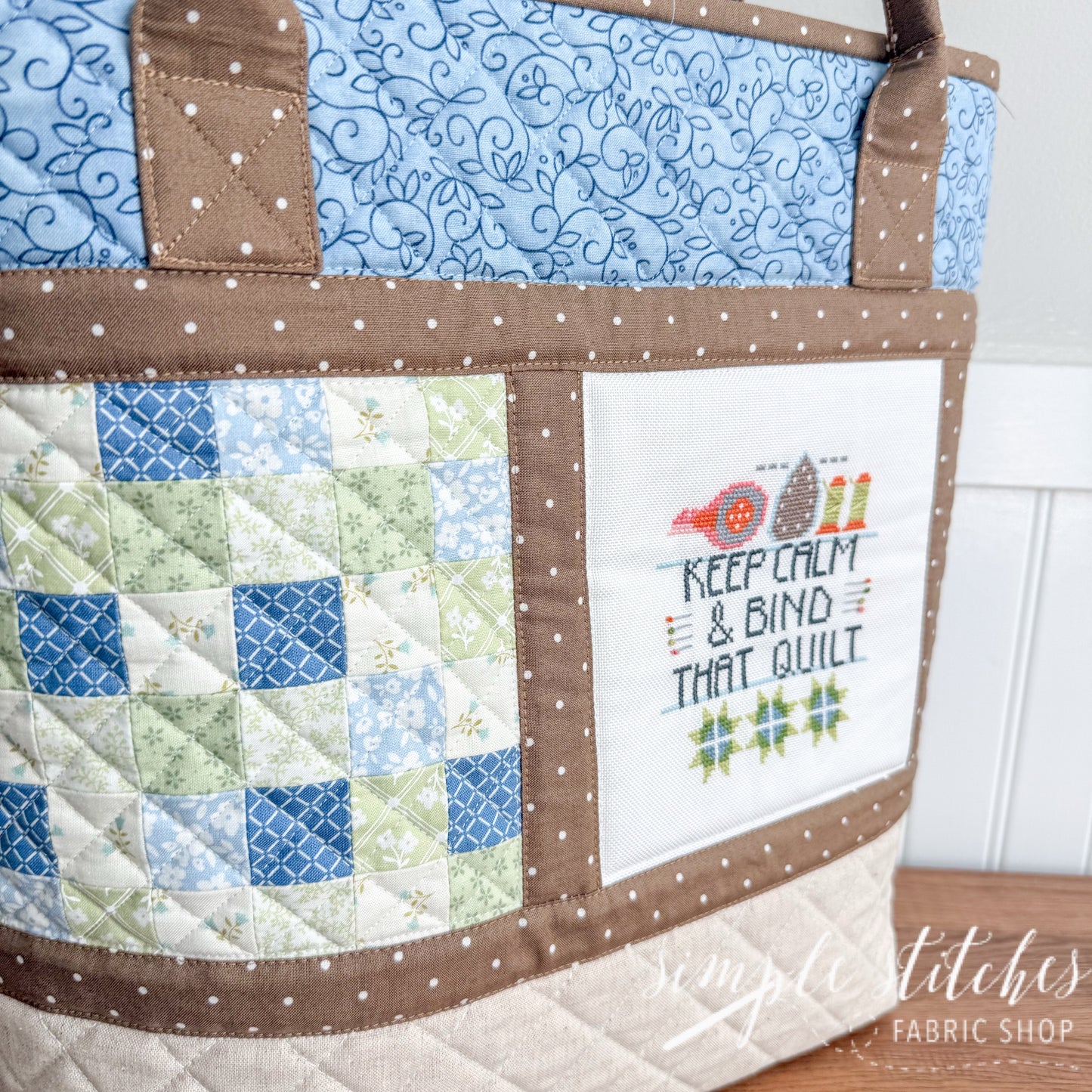 Let's Talk Quilting Stitch & Stow Bag - made by Myra