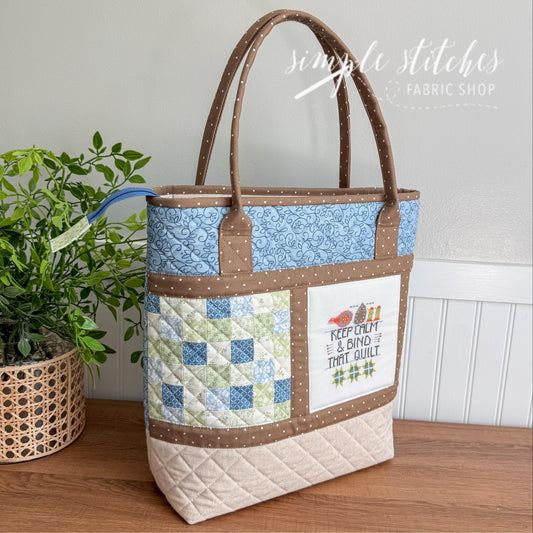 Let's Talk Quilting Stitch & Stow Bag - made by Myra