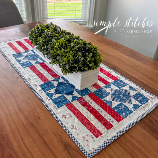 Stars and Stripes Runner- Made by Sienna