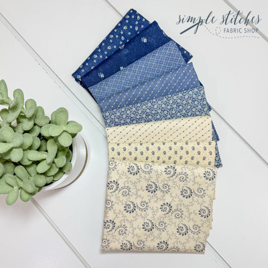 Bluebirds Nest Simple Bundle (8) Fat Quarter Bundle