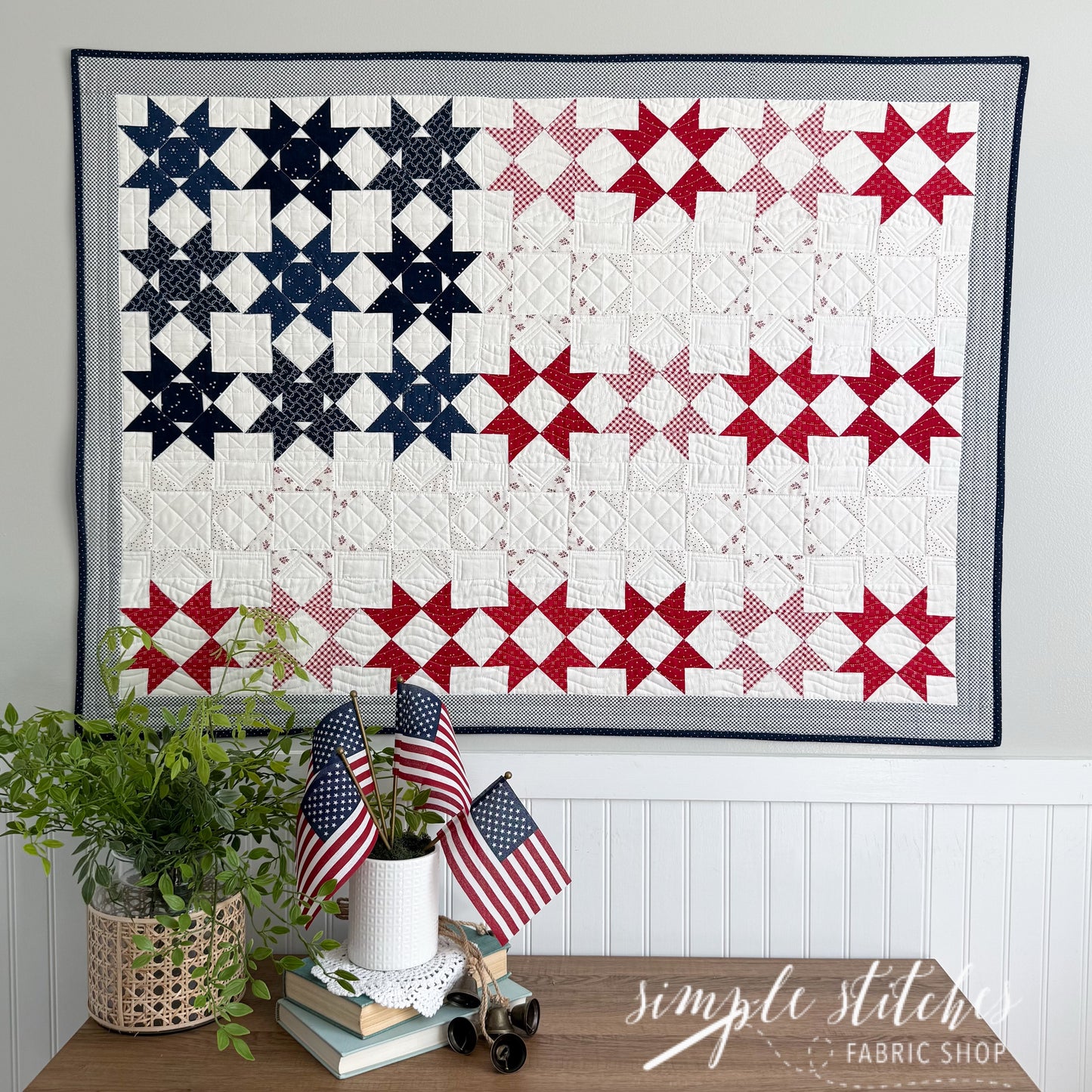 Old Glory Wall Hanging Pattern