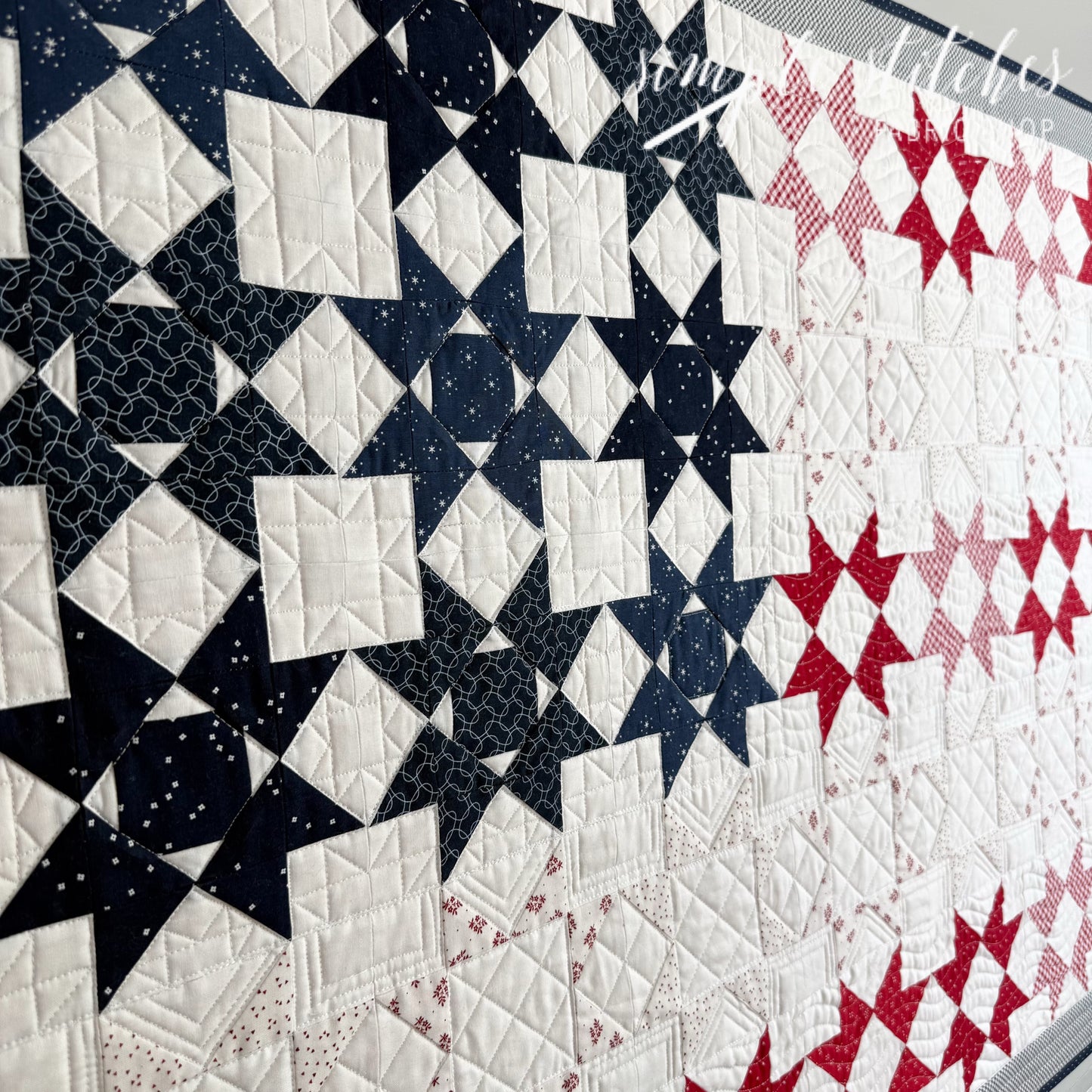 Old Glory Wall Hanging Pattern
