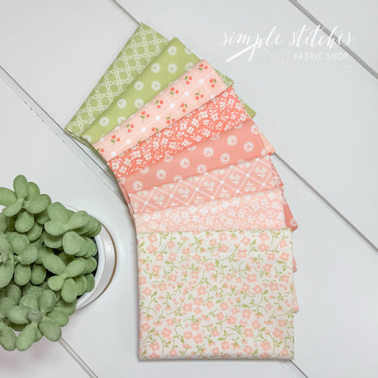 Pink Posies Simple Bundle (8) Fat Quarter Bundle