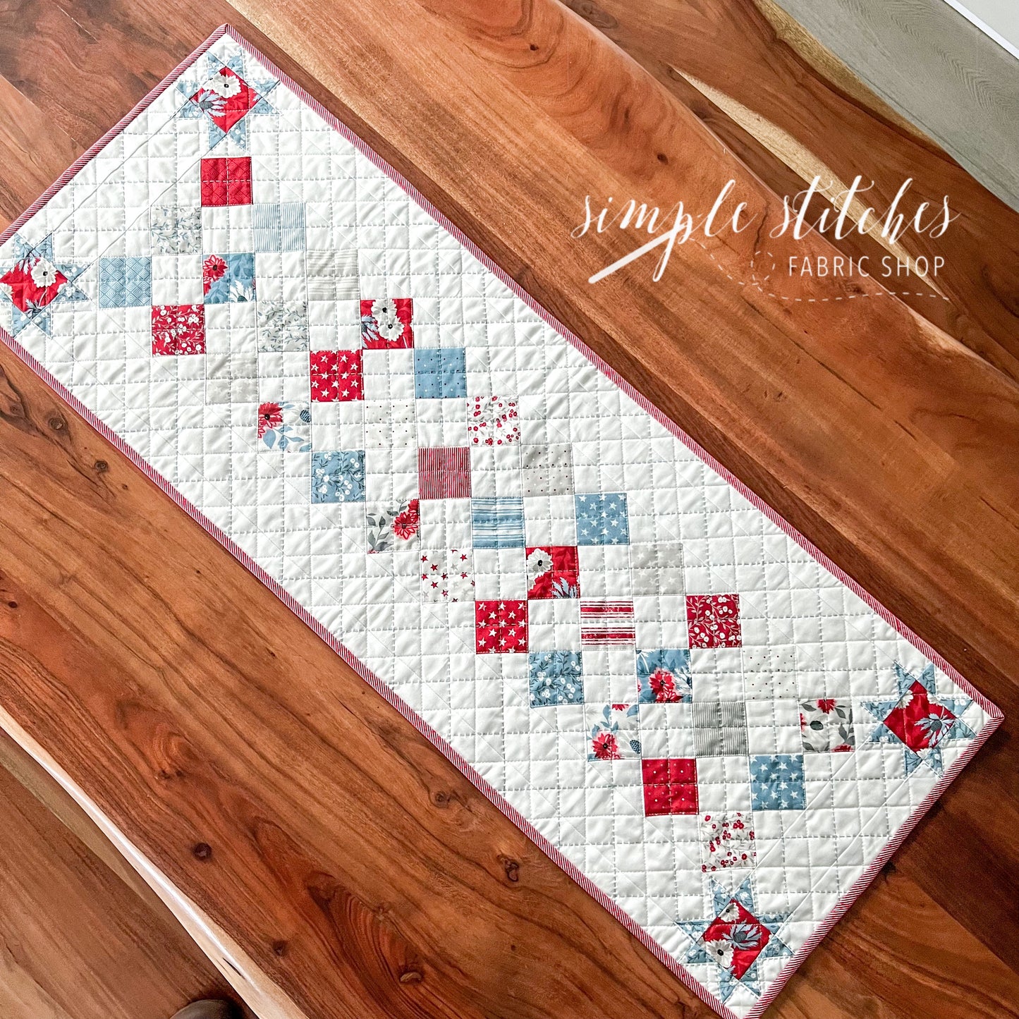 Checkers and Stars Paper Pattern