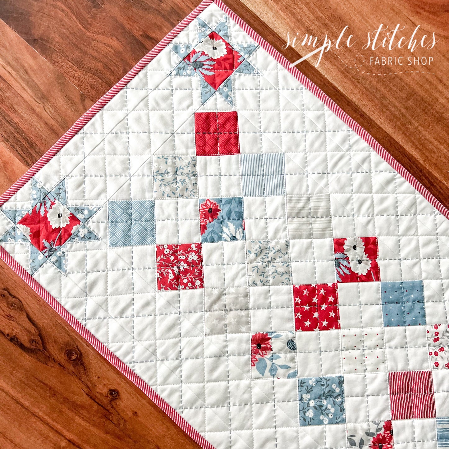 Checkers and Stars Paper Pattern
