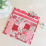 Love Blooms Clear Vinyl Bag - made by Myra