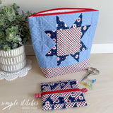 Star Spangled Project Bag Set - made by Myra