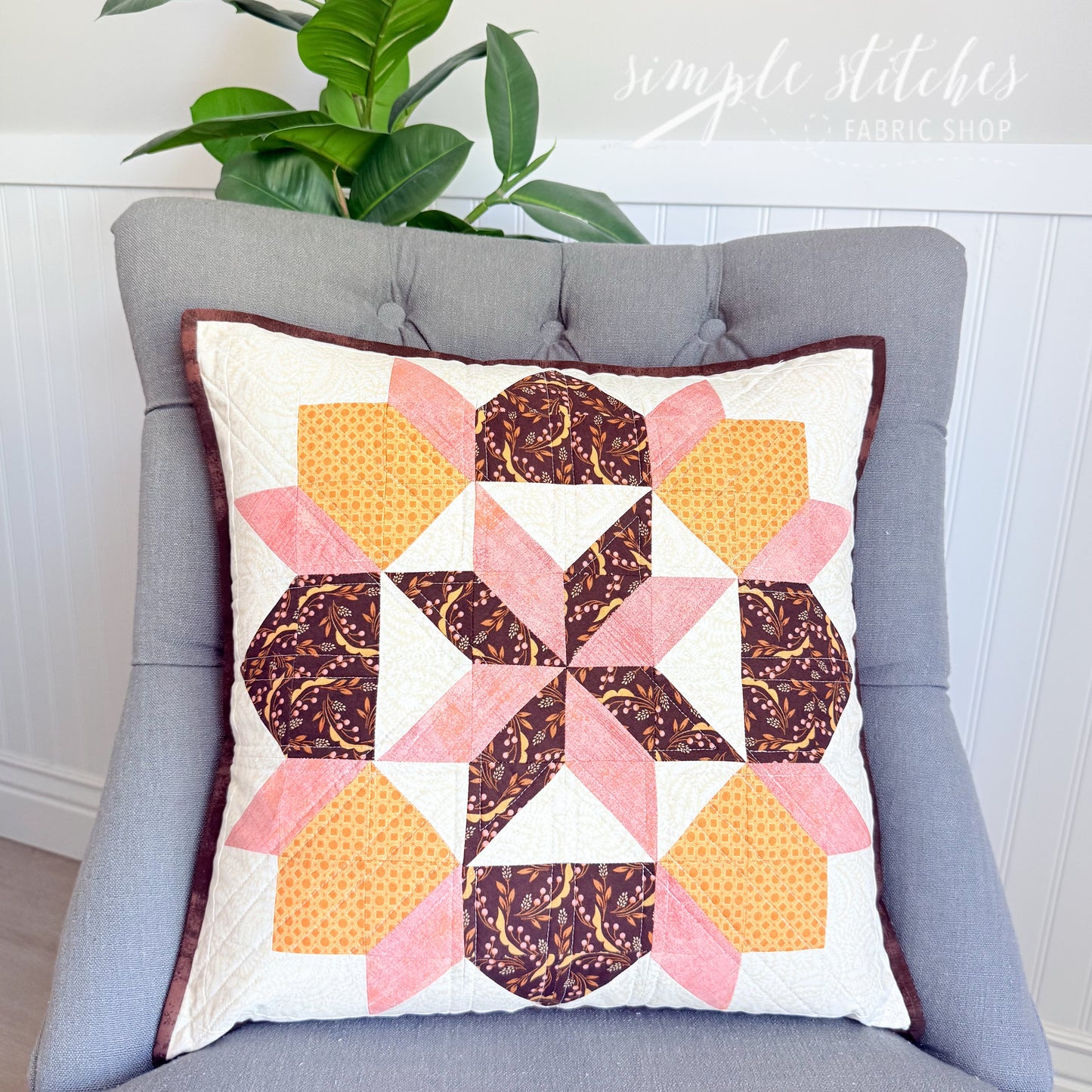 Dutch Rose Pillow - made by Sienna