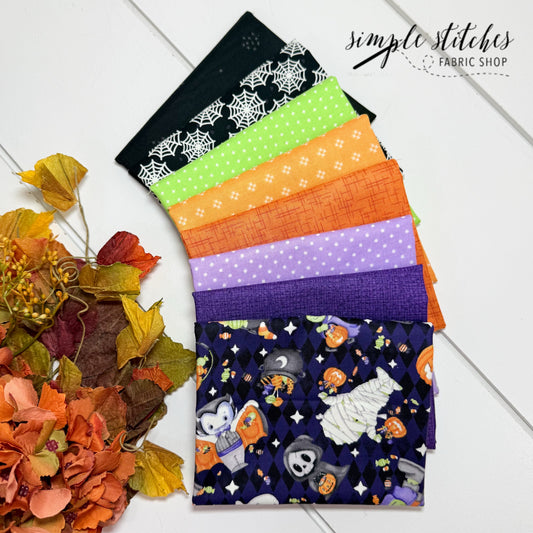 Monster Mash Simple Bundle (8) Fat Quarter Bundle