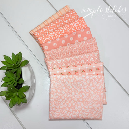 Peach Simple Bundle (8) Fat Quarter Bundle