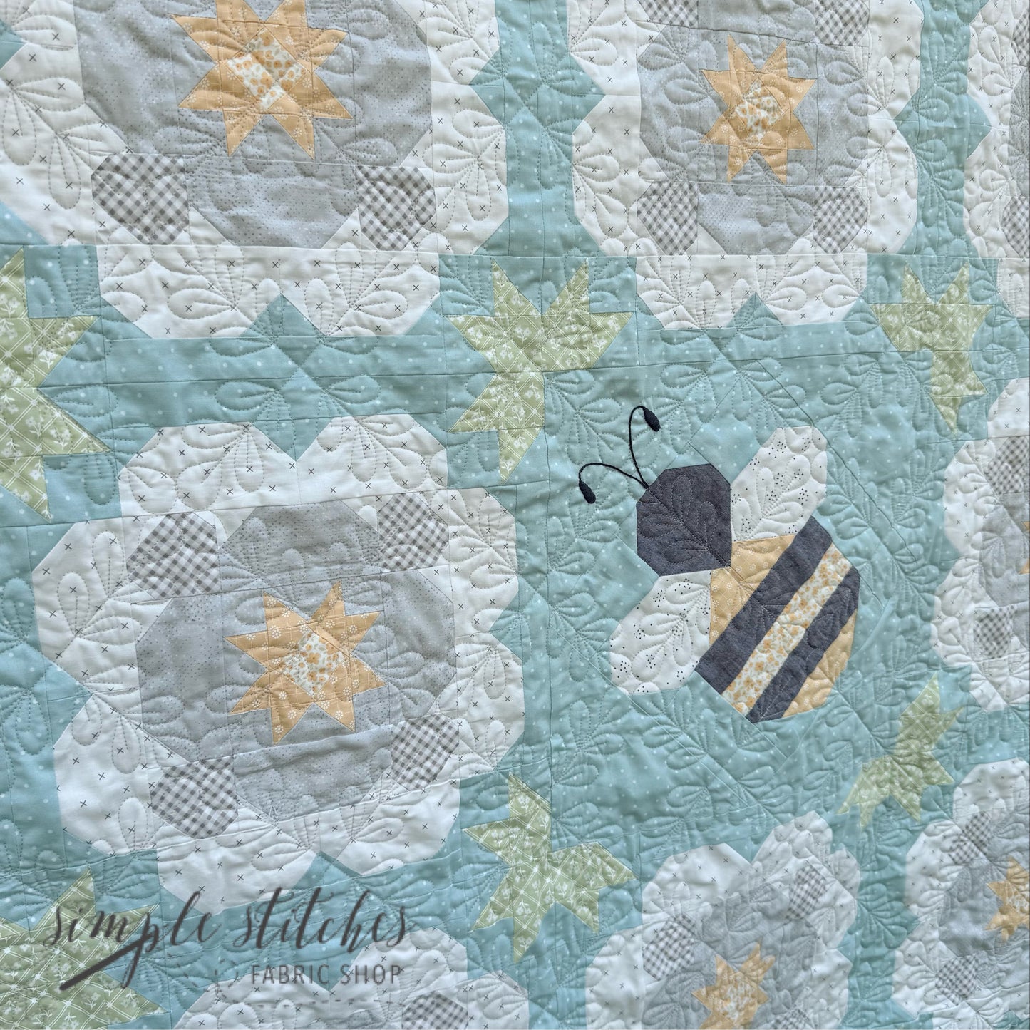 Starlit Daisies Quilt PDF Pattern