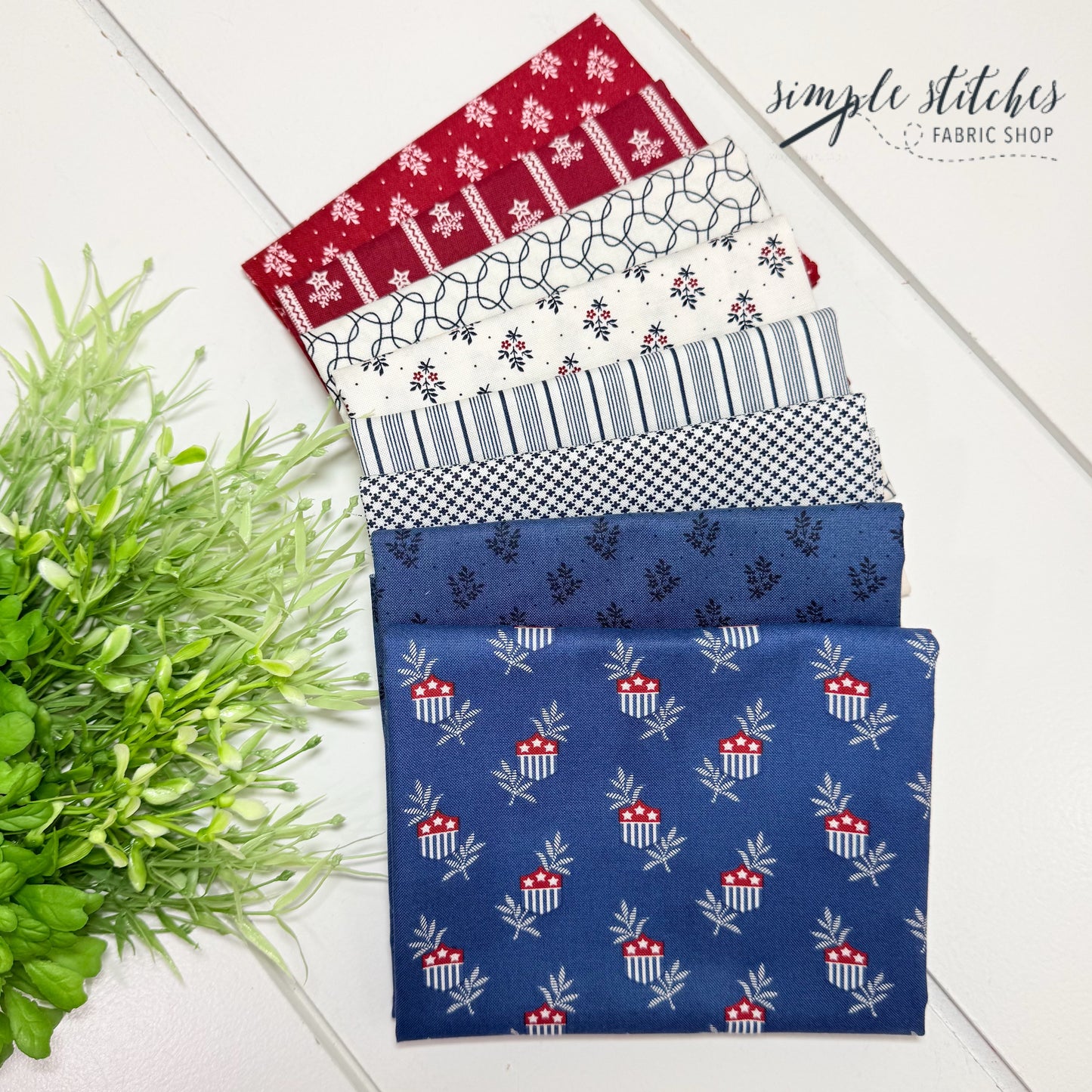 American Gatherings III Simple Bundle (8) Fat Quarter Bundle
