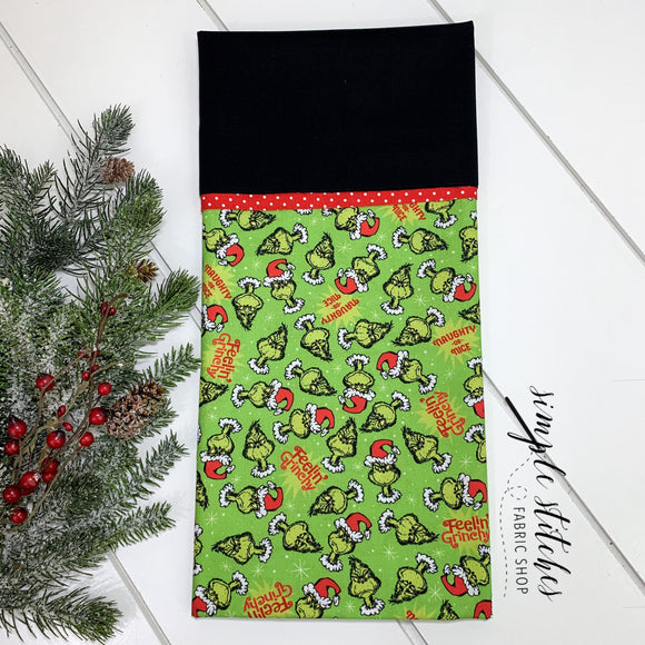 Feelin' Grinchy Standard Pillowcase Kit with Free Pattern