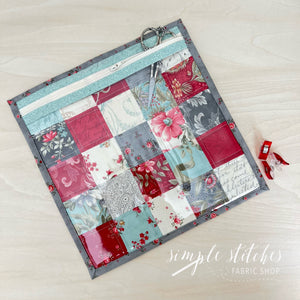 Etchings Patchwork Clear Vinyl Bag  - made by Myra