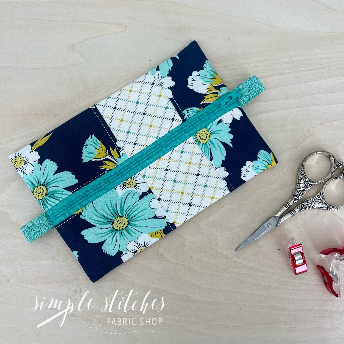 Handmade Zipper Bags & Pouches – Simple Stitches Fabric Shop, LLC