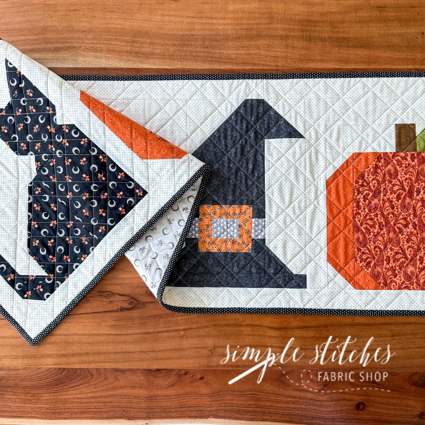 Midnight Magic Table Runner- Made by Janette