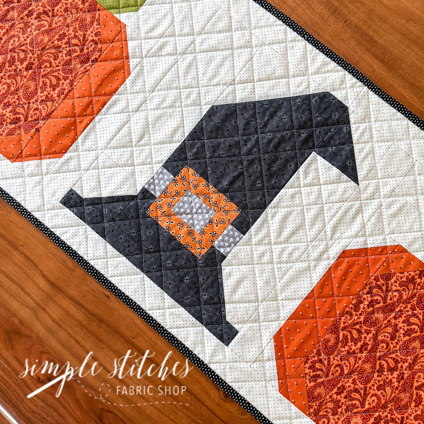 Midnight Magic Table Runner- Made by Janette
