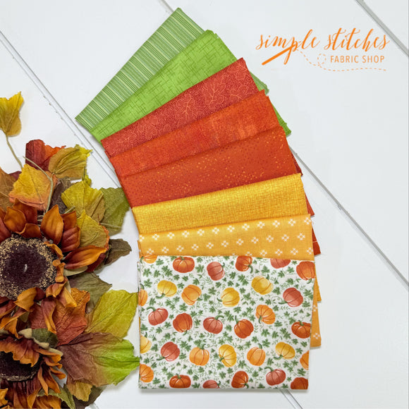 Pumpkin Patch Simple Bundle (8) Fat Quarter Bundle
