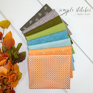 The Autumn Basket - Hands On Design - Simple Bundle (8) Fat Quarter Bundle