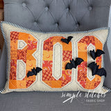 Bats and Boo Pillow - Made by Myra