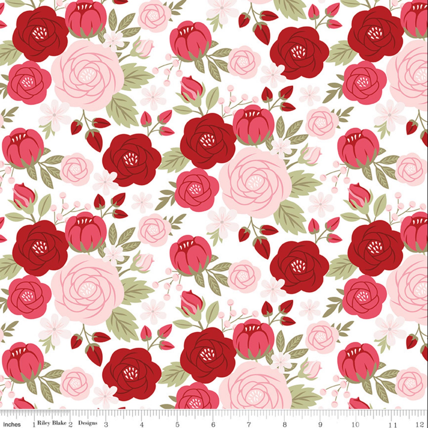 Sew In Love Main White Yardage by Dani Mogstad for RBD-C16900-WHITE - PRICE PER 1/2 YARD