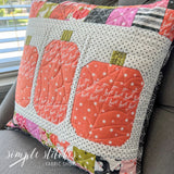 Pumpkin Party Pillow Kit - Green Background