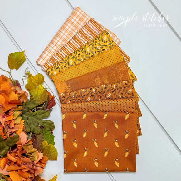 Pumpkin Spice Simple Bundle (8) Fat Quarter Bundle